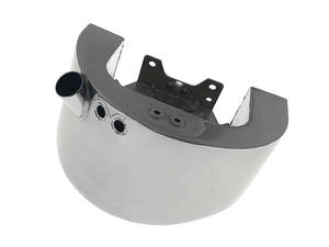 Side Fill Oil Tank - Chrome. Fits Softail 2000-2017. - Rollies Speed Shop