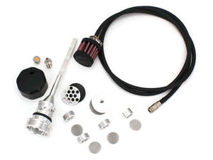Oil Tanks Associated Parts: Vented Dipstick - Black. Fits Softail 2018up. - Feuling