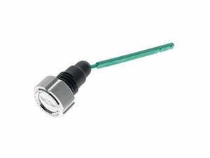 Magnetic Engine Oil Dipstick - Silver. Fits Dyna 2006-2017 - Figurati Designs