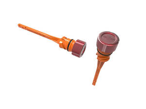Magnetic Engine Oil Dipstick - Red. Fits Softail 2018up - Figurati Designs