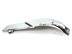 Chain Guard - Chrome. Fits 4Spd FL Big Twin 1963-1984 - Rollies Speed Shop