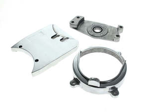 Complete Equalizer Motor Plate Kit - Polished Alloy. Fits Big Twin 4Spd Big Twin&hellip;