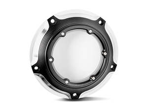 Oem Type Primary Covers: Vision Derby Cover - Black Contrast Cut. Fits Touring 2016up - Performance Machine