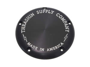 Oem Type Primary Covers: 5-Hole OG Billet Derby Cover - Black. Fits Softail 2019up. - Thrashin Supply