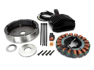 38 Amp 3 Phase Alternator Kit. Fits Dyna 1991-1998 & Softail 1984-1999. - Cycle Electric Inc