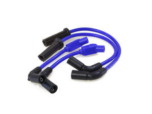 Ignition Systems Components: 8mm Spark Plug Wire Set - Blue. Fits Softail 2018up. - Taylor Cable Products