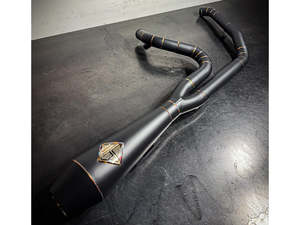 2-into-1 4.5in. Works Edition Big Bore Exhaust - Black Onyx. Fits Softail 2018up&hellip;