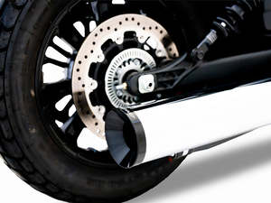 4.5in. DBX45 Slip-On Muffler - Chrome with Black End Cap. Fits Indian Scout 2025&hellip;