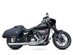 Fat Cat 2-into-1 Exhaust with Straight Muffler - Chrome. Fits Softail Heritage &&hellip;