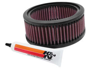 Fuel Air Systems: High-Flow Air Filter Element. Fits S&S E or G Carburettor Air Cleaner or S&S Tear Drop Air Cleaner with CV Carb or Delphi EFI Bolt Pattern - K&N Filters