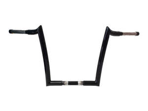 Handlebars Controls: 12in. x 1-1/4in. OEM Monkey Handlebar - Gloss Black. - Bagger Nation