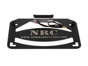 Lighting: Replacement Number Plate Bracket Assembly. Fits NRC-HD500FE. - New Rage Cycles