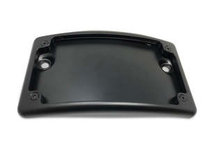 Curved LED Number Plate Kit - Black. Fits most Touring 2013up. - Kodlin