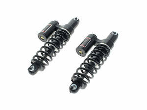 13in. RS-2 Heavy Duty Piggyback Rear Shock Absorbers - Black. Fits Touring 1999u&hellip;