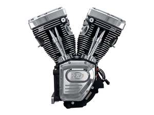 111ci Twin Cam A Engine - Black with Chrome Covers. Fits Dyna 1999-2005 & Tourin&hellip;