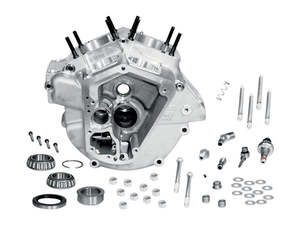 Alternator Style Crankcase Assembly with Stock Bore - Natural. Fits Big Twin 197&hellip;