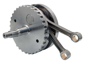 4in. Stroke Flywheel Assembly. Fits Twin Cam Softail 2000-2002. - S&S
