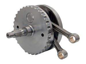 106ci Stroker Flywheel Assembly - 4-1/2in. Stroke. Fits Twin Cam Softail 2000-2006. - S&S