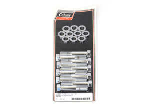 Cylinder Heads Parts Vintage: Stock Head Bolts - Chrome. Fits Pan & Shovel 1948-1984. - Colony Machine