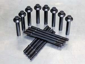 Cylinders Pistons: Hi-Performance Cylinder Stud & Head Bolt Kit. Fits Milwaukee-Eight 2017up. - S&S