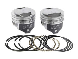 Std Dome Top Pistons with 10.5:1 Compression Ratio. Fits Big Twin 1984-1999 with&hellip;