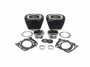 132ci Big Bore Kit with Non-Highlighted Fins & Mid Level Compression - Black. Fi&hellip;