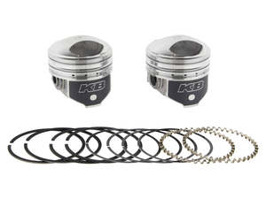 Cylinders Pistons Vintage: +.010in. Pistons with 8.5:1 Compression Ratio. Fits Big Twin 1941-1979 with 1200cc Engine. - Keith Black Pistons