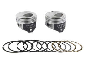 +.040in. Dome Top Pistons with 8.3:1 Compression Ratio. Fits Big Twin 1978-1984 &hellip;