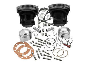 Cylinders Pistons Vintage: 80ci Cylinder Kit with 3-1/2in. Bore - Black. Fits Big Twin 1978-1984. - S&S