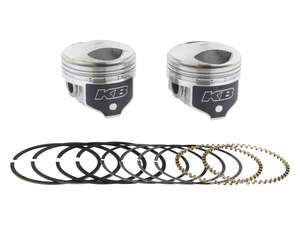 +.010in. Dome Top Pistons with 8.3:1 Compression Ratio. Fits Big Twin 1978-1984 &hellip;