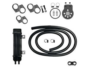 Oil Coolers Softail: 6-Row Vertical Slimline Oil Cooler Kit. Fits Softail 2018up - Jagg Oil Coolers