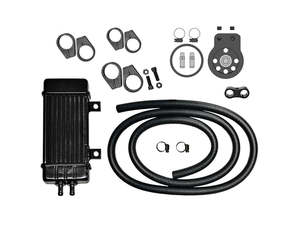 Oil Coolers Softail: 10-Row Vertical Wideline Oil Cooler Kit. Fits Softail 2018up - Jagg Oil Coolers