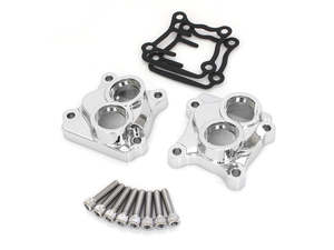 Pushrods Cvrs Lifters Blocks: Tappet Covers - Chrome. Fits Twin Cam 1999-2017. - Rollies Speed Shop