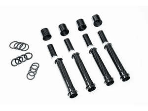 Carbon Fiber Pushrod Cover Kit. Fits Milwaukee-Eight 2017up - Slyfox