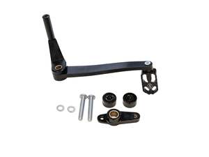 Exhaust Brackets Supports: Billet Mid Mount Brake Pedal for M8 Softail Models Running S&S Complete Exhaust System. Typically FXBB Street Bob 2018up & FXLR Low Rider 2018up - S&S