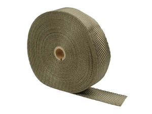 Exhaust Wrap Paint Etc: Titanium Heat Wrap. 2in. Wide x 100 Foot Roll. - Design Engineering Inc