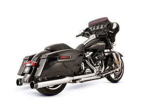 El Dorado 2-into-2 Dual Exhaust - Chrome with Black Thruster End Caps. Fits Tour&hellip;