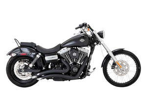 Big Radius Exhaust - Black. Fits Dyna 2006-2017 - Vance And Hines