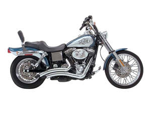 Big Radius Exhaust - Chrome. Fits Dyna 1991-2005. - Vance And Hines