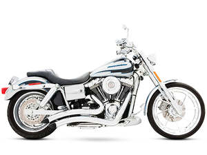 Sharp Curve Radius Exhaust - Chrome. Fits Dyna 1991-2005. - Freedom Performance Exhaust