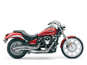 Kawasaki 2 2: Speedster Swept Exhaust - Chrome. Fits Kawasaki Vulcan 900 2006up. - Cobra Exhaust