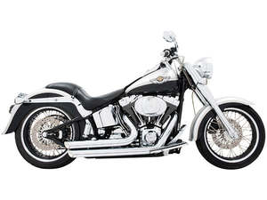 Amendment Exhaust - Chrome. Fits Softail 1986-2017. - Freedom Performance Exhaust