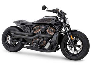 Declaration Turnouts Exhaust - Black. Fits Sportster S 2021-2023 - Freedom Perfo&hellip;