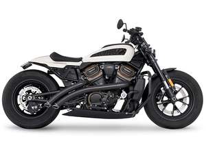 Radical Radius Exhaust - Black with Black End Caps. Fits Sportster S 2021-2023 -&hellip;