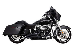 Big Radius Exhaust - Black. Fits Touring 2017up - Vance And Hines