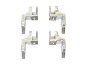 Front Floorboard Relocation Brackets - Chrome. Fits FL Softail 2000-2017. - Kuryakyn