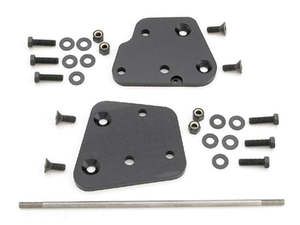 Foot Controls Extensions: 2in. Forward Control Extension Kit. Fits FL Softail 2000-2017. - Cycle Visions