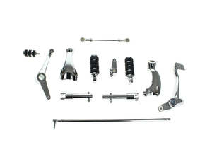 Forward Controls - Chrome. Fits Sportster 2014-2021 - Rollies Speed Shop