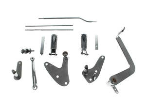 Foot Controls Extensions: Forward Controls - Chrome. Fits FXR 1982-1994 - V-Factor