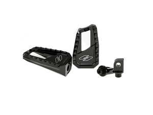 H D Male Mount Black: Apex Edge Footpegs with HD Male Mount - Black - Kraus Moto
